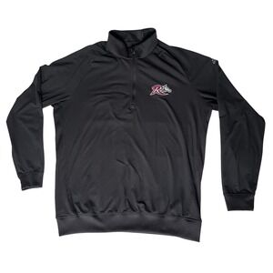 Rider University Broncs Adidas Golf Quarterzip Sweatshirt